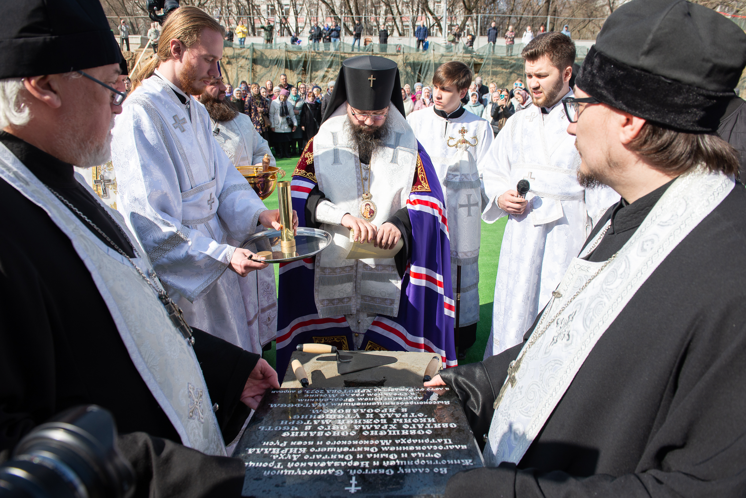 фото стройки храма